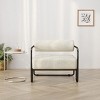 Accent Chair Modern with Ergonomic Curved Seat for Living Room or Balcony 28.8in Wide-3irtyhousy - 2 of 4