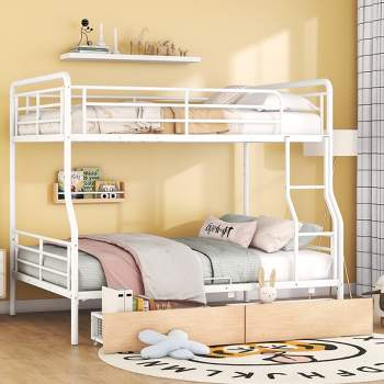 Max & Lily Farmhouse Twin Xl Over Queen Bunk Bed : Target