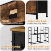 10 Drawers Dresser & Chest of Drawers with Fabric Bins, Side Pockets and Steel Frame, Tall Dresser Storage Tower for Closet Hallway Living Room - 3 of 4