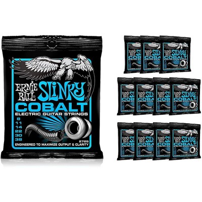 Ernie Ball 2725 Cobalt Extra Slinky Electric Guitar Strings - Buy 10, Get 2 FREE