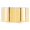 Black Bow Jewelry 12mm 14K White or Yellow Gold Flat Comfort Fit Band - 3 of 4