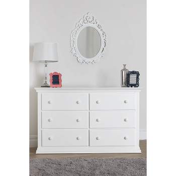 Suite Bebe Hayes Universal 6 Drawer Double Dresser - White