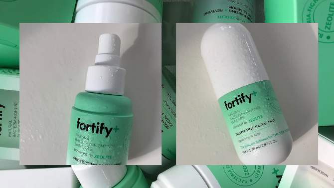 Fortify+ Natural Bacteria Fighting Skincare Cleansing &#38; Protecting Facial Wipes - 30ct, 2 of 7, play video