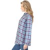 Woman Within Plus Size Classic Flannel Shirt - 4 of 4