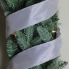 Northlight Silver Burlap Wired Christmas Craft Ribbon 2.5" x 10 Yards - image 3 of 3