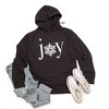 Simply Sage Market Women's Graphic Hoodie Joy Snowflakes - 2 of 2