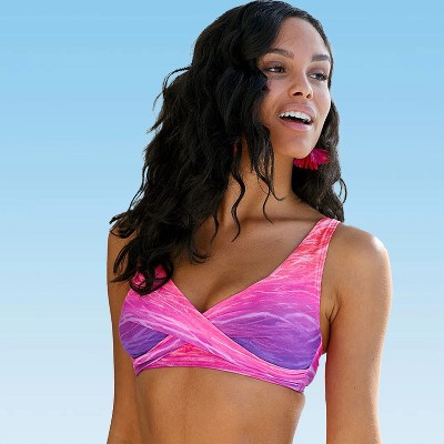 Women's Printed Triangle Bikini Swimsuit Top - LASCANA
