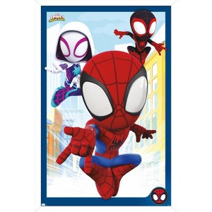 Trends International Marvel Spidey and His Amazing Friends - Group Framed Wall Poster Prints - 1 of 4