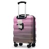 Okak 20IN Lightweight Carry-On Luggage with Cup Holder, Glossy Hardshell Suitcase Set with Bag, Luggage Sets with Wheels and TSA Lock - 3 of 4