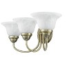 Livex Lighting Edgemont 3 - Light Vanity in  Antique Brass - 4 of 4