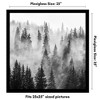 Americanflat 25x25 Picture Frame  - Epic Collection - Square Picture Frame with Engineered Wood - Wide Photo Frames for Wall display - Black - 2 of 4