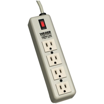  Tripp Lite Waber Industrial Power Strip 4 outlets 6' Cord 5-15P - NEMA 5-15P - 4 NEMA 5-15R - 6ft 