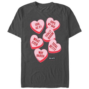 Men's Clueless Candy Hearts T-Shirt - 1 of 4