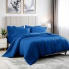 300 Thread Count Rayon From Bamboo Solid 3 Piece Duvet Cover Set by Blue Nile Mills - 2 of 4