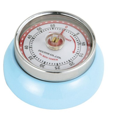 Zassenhaus Magnetic Retro 60 Minute Kitchen Timer, 2.75-Inch, White