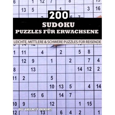 Sudoku Puzzles für Erwachsene - by  Deeasy Books (Paperback)