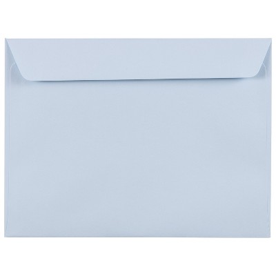 JAM Paper 9 x 12 Booklet Envelopes Baby Blue 50/Pack (21515987i) 21515987I