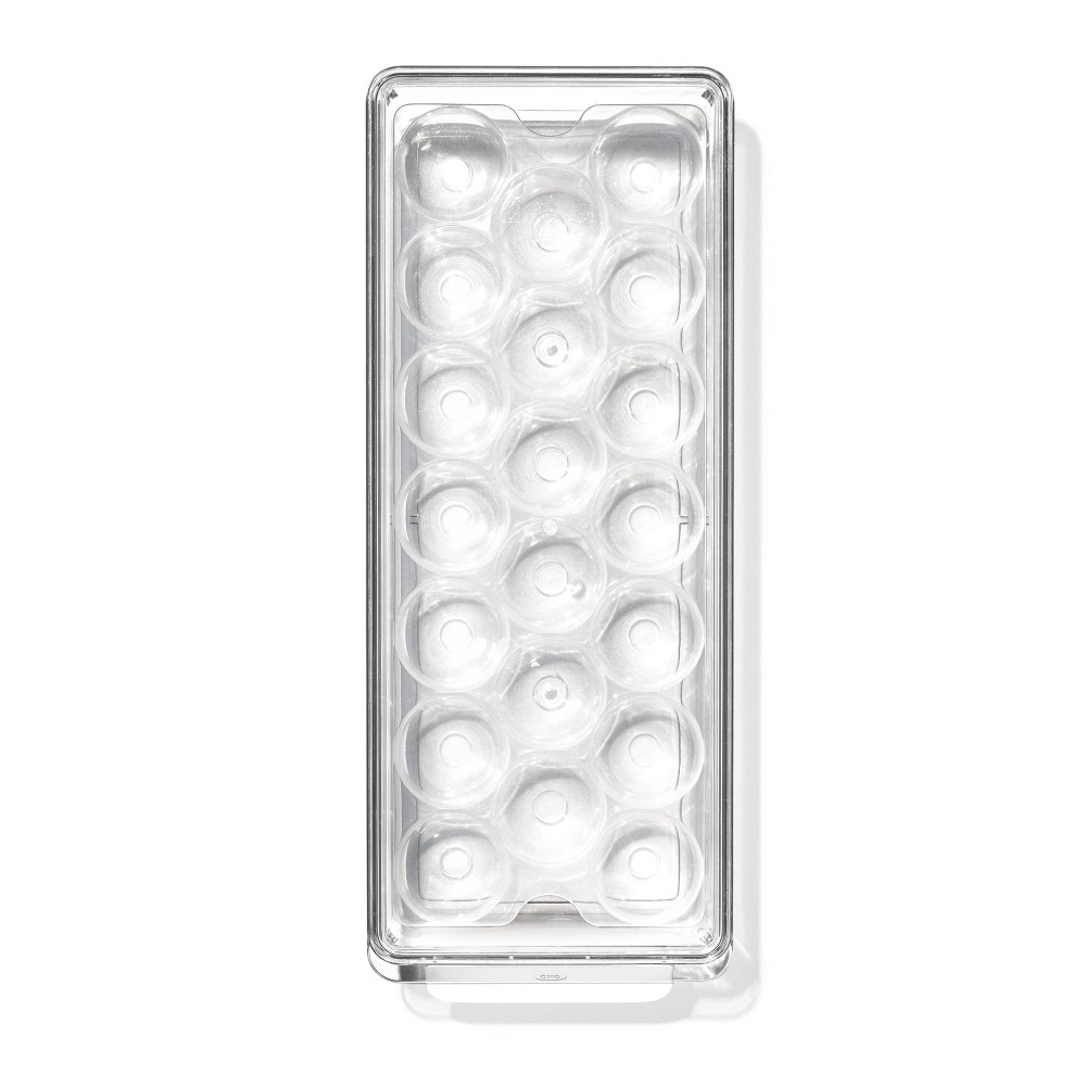 OXO Plastic Egg Bin with Removable Tray White