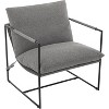 Modern Comfy Living Room Chair, Upholstered Reading Chair - 2 of 4