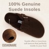 CUSHIONAIRE Hana Womens Clogs | Comfortable Vegan Suede Clogs for Women | Slip On Potato Shoes with Cork Footbed & Arch Support | Memory Foam - 3 of 4
