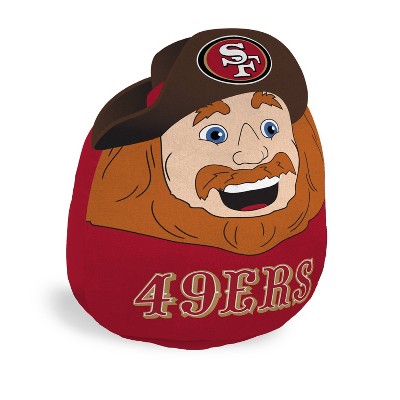 NFL San Francisco 49ers Plushie Mascot Pillow with Extensions