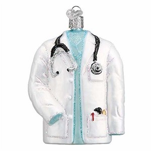 Old World Christmas Glass Blown Ornament for Christmas Tree, Doctor's Coat - 1 of 3