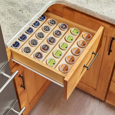 Rev-A-Shelf 16'' Custom Wooden Kitchen Drawer Insert for K-Cup, 4CDI-18 — фото 3