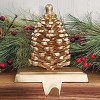 Patricia Heaton Home Gold Pinecone Stocking Hanger - 2 of 3