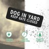 Unique Bargains Acrylic Safety Durable Indoor Outdoor Dog in Yard Signs 3x9 Inch - 4 of 4