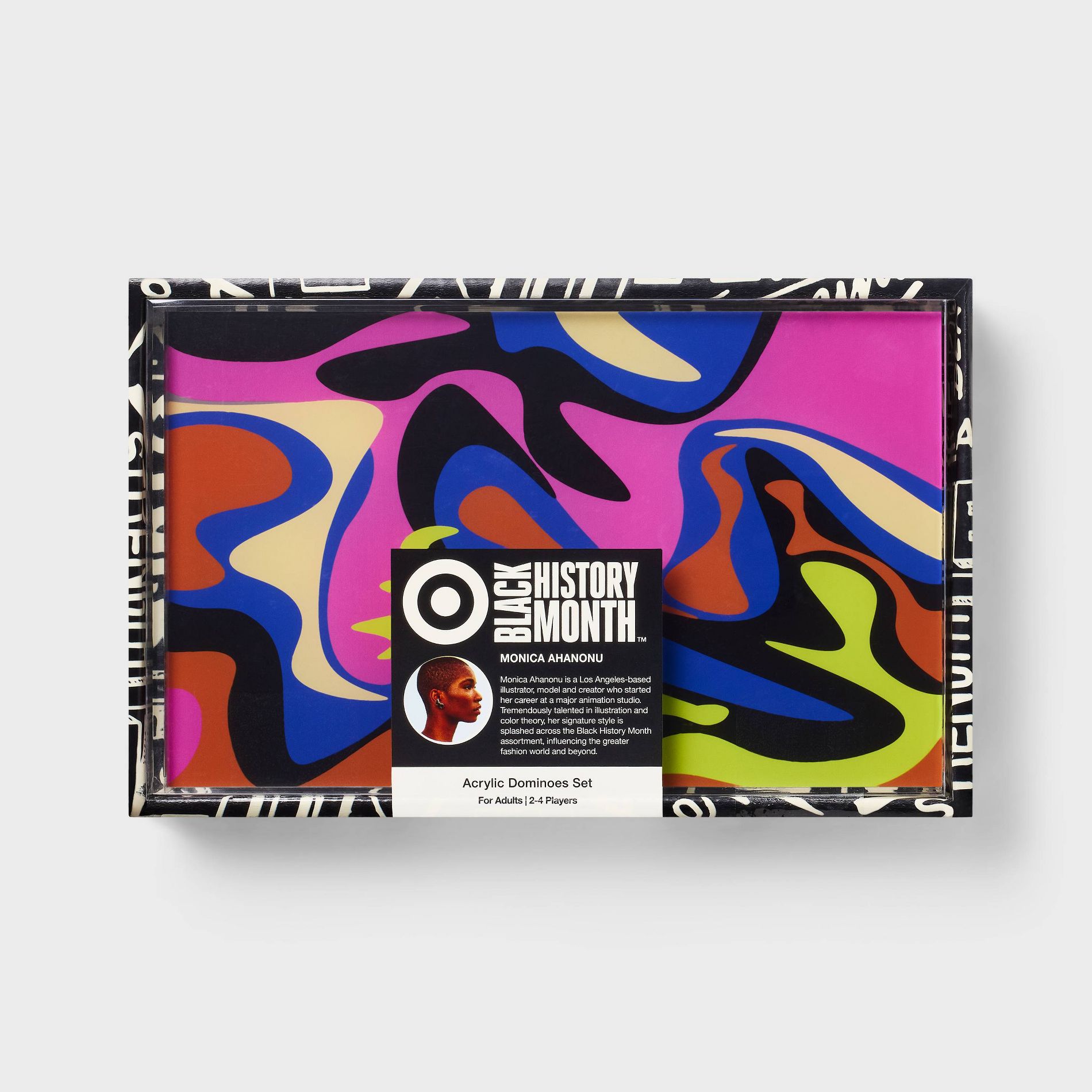 Black History Month Acrylic Dominoes Set