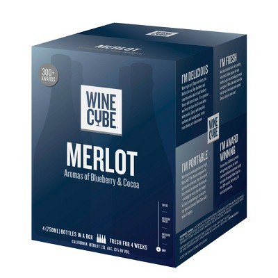 Merlot Red Wine - 3L Box - Wine Cube™