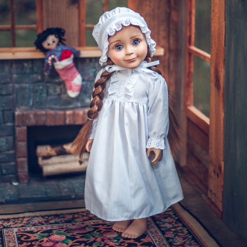 The Queen's Treasures Little House on the Prairie 18" Doll Sleepwear Outfit, 3 of 10