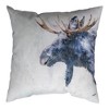 Whispers of the Wild Pillow 18x18 inch Moose Outdoor by Manual Woodworkers and Weavers - 3 of 3