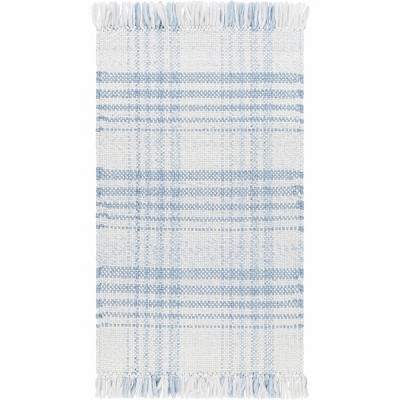 Hauteloom Inara Blue Plaid Area Rug