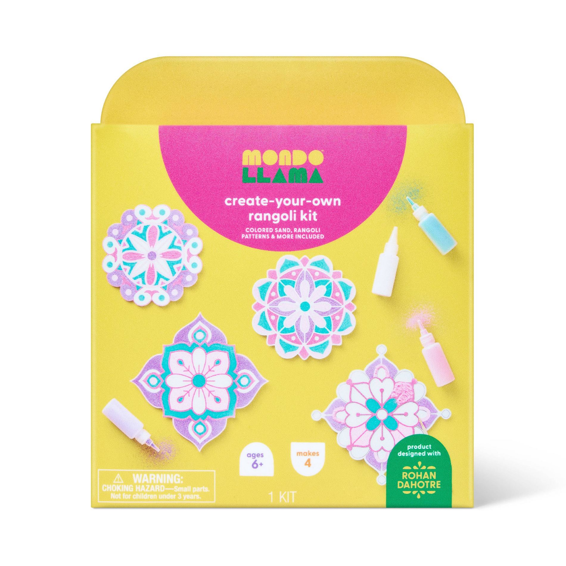 4ct Diwali Craft Rangoli Kit - Mondo Llama™