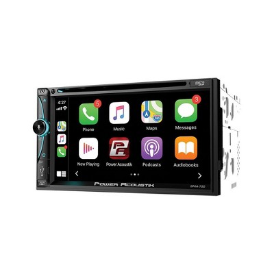 Power Acoustik CPAA-70D Double DIN In Dash Multi Media Receiver with Bluetooth Hands Free Calling, Smartphone Compatibility, USB, and More, Black