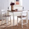 Izzy Rectangle Counter Table - DTB9216A - White/Natural - Safavieh - 3 of 4