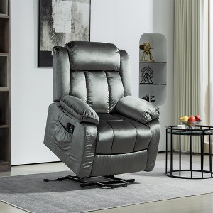 CIPACHO Power Lift Recliner Chair for Elderly Electric Lift Chair with Massage and Heat Remote Control Gray - 1 of 4