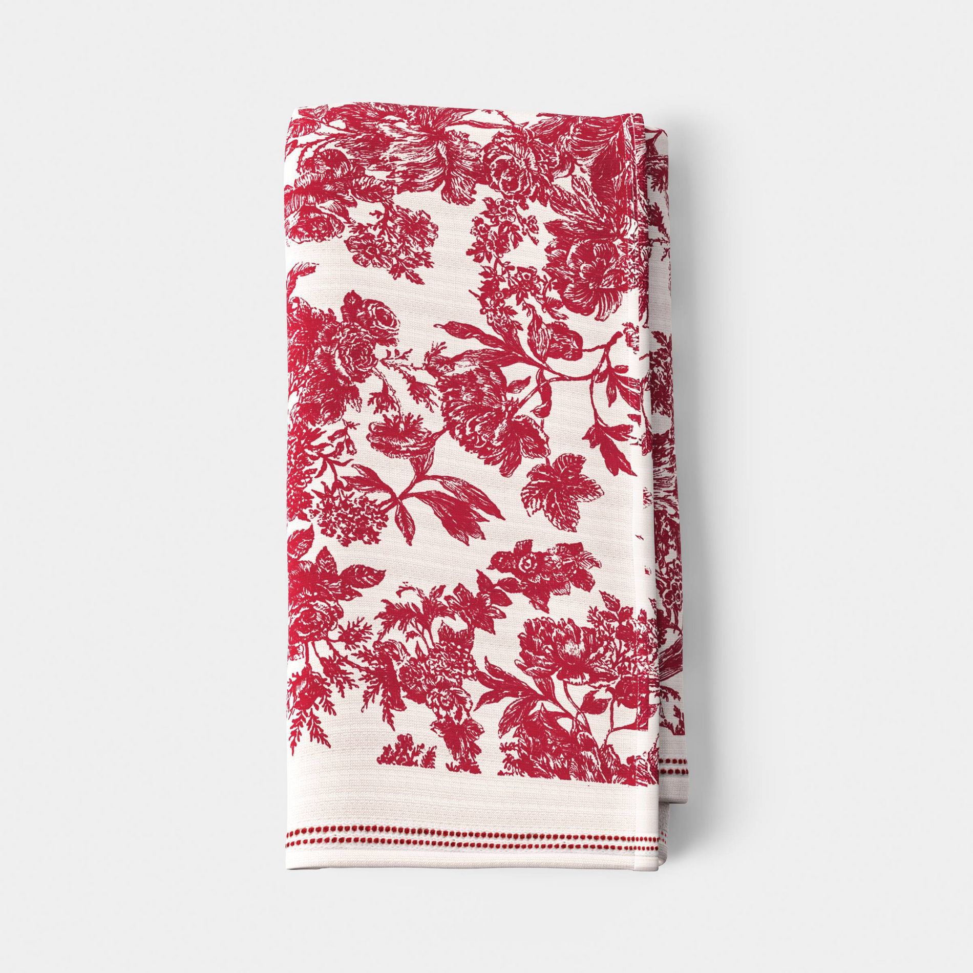 Kitchen Towel Red Toile - Threshold™