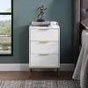KTMBDW 3 Drawer Dresser, 15.8 inch Wide Dresser Nightstand for Bedroom, Modern Wood Chest of Drawers for Closet, Hallway - 3 of 4