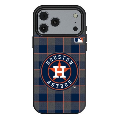 MLB American League Teams Plaid MagSafe Compatible Cell Phone Case for Apple iPhone 17 Series