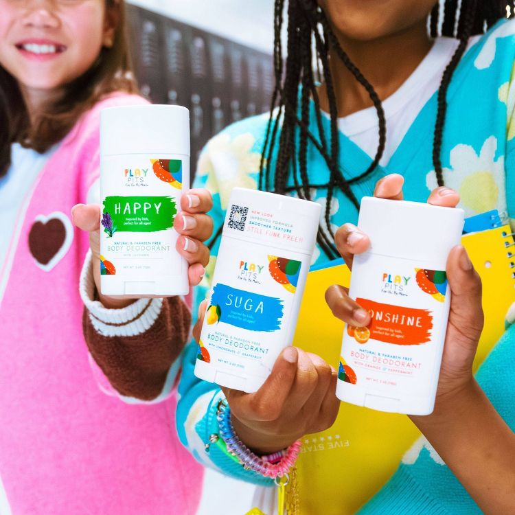 Play Pits Sonshine Kids' Natural Solid Deodorant - 2.65oz, 3 of 9
