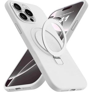 Entronix [Magnetic] Case Compatible with iPhone 15 Pro Max - Soft-Touch Liquid Silicone Gripstand - 1 of 4