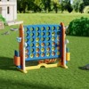 HONGGE Giant 4 in a Row Game Set for Kids and HONGGE Adults, Outdoor Indoor Yard Party Fun, Family Activity, Easy Assembly - 3 of 4