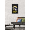 Trends International NFL Los Angeles Rams - Neon Helmet 23 Framed Wall Poster Prints - 2 of 4