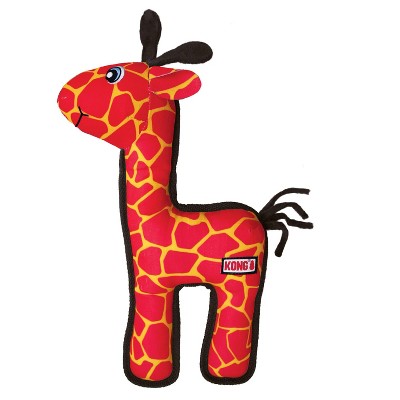 KONG Ripstop Giraffe Dog Toy - Red