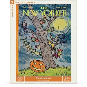 New York Puzzle Company Moonlit Mischief 500 Piece Puzzle - 1 of 4