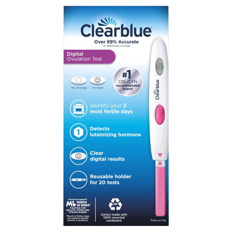 Clearblue Digital Ovulation Predictor Kit with Digital Ovulation Test Results - 20ct, 5 of 13