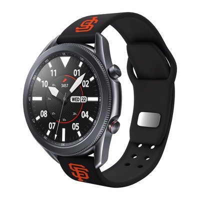 MLB San Francisco Giants Samsung Watch Compatible Silicone Sports Band - 22mm