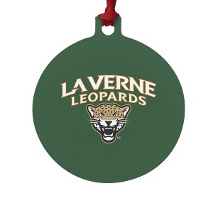 University of La Verne Primary Logo Aluminum Holiday Christmas Tree Ornament - 1 of 4